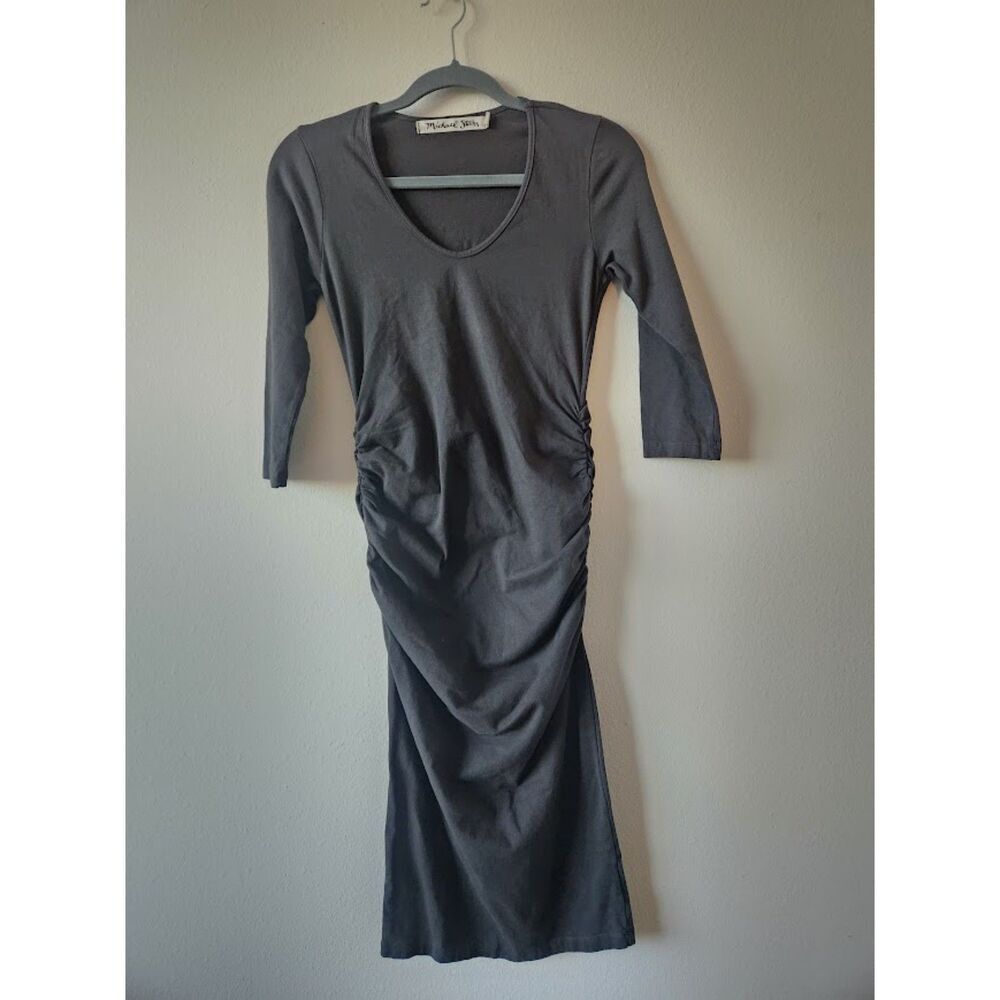 Michael‎ Stars Midi Ribbed Christy Dress | Size SP